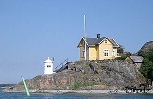 Julaftons fyr i Trosa skärgård för Wikipedia