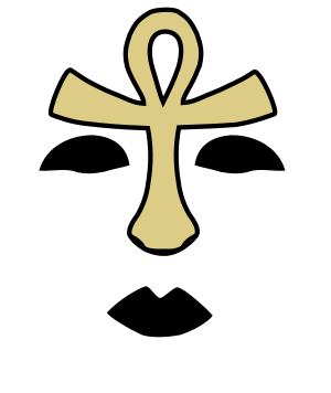 KISS ankh warrior face
