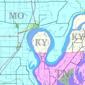 Kentucky Bend map