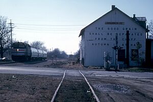 Lake Cities passing through Galien, April 1987