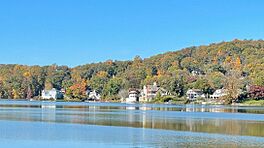 View of Lake Mohawk shore line