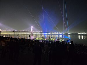 Laser show, Mahakumbh 2025 - Prayagraj