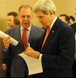 Lavrov and Kerry, Geneva, Nov 2013