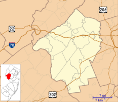 Lambertville, New Jersey is located in Hunterdon County, New Jersey
