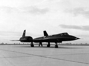 Lockheed SR-71 side view the first SR-71A-LO delivered (SN 61-7950) 061122-F-1234P-045