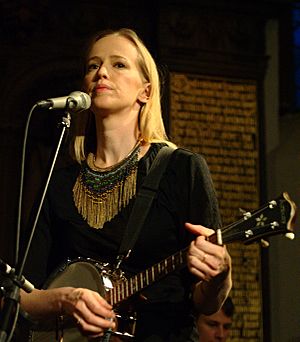 Manon Kahle mit der Gruppe "Yellow Bird" in der Stadtkirche Darmstadt am 9. September 2018