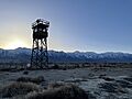 Manzanar Watchtower Sunset