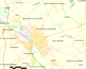 Map commune FR insee code 51108