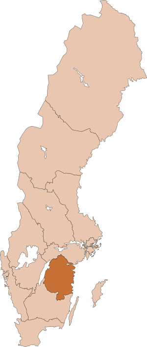 Map of Diocese of Linköping