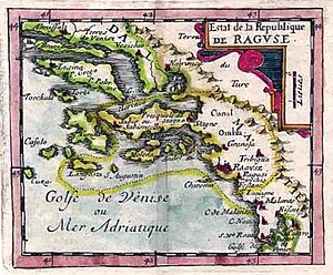Map of Ragusa retouched