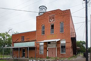 Masonic building in Thornton, Texas