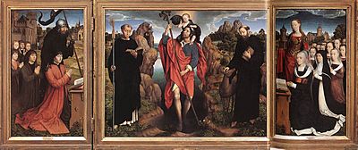 Memling Triptych of Family Moreel