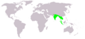 Metopidius indicus map