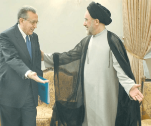 Mohammad Khatami and Lakhdar Brahimi - August 4, 2003