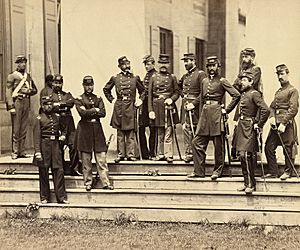 Officers of 8th New York State Militia, Arlington, Va., June, 1861