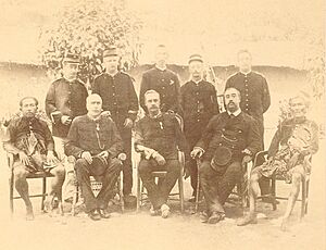 Officers of the Lombok expedition in 1894