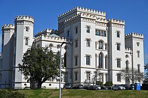 Old Louisiana state capitol, south side