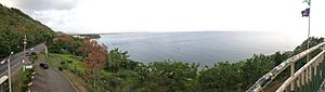 Panorama desde El Mirador de la Bahia en Caguabo, Añasco, Puerto Rico