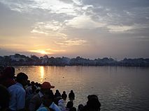 People Celebrating Chhath Festival