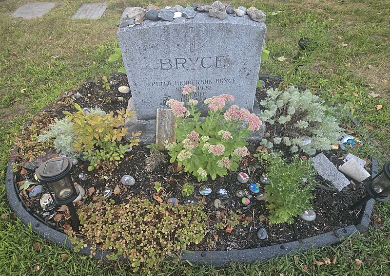 Peter Bryce grave site
