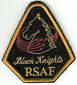 RSAF Black Knights shoulder patch