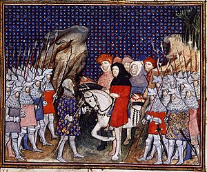 Richard II encountering the soldiers of the Earl of Northumberland
