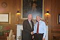 Secretary Ken Salazar with former Alaska Governor Frank Murkowski, at Interior headquarters, Washington, D.C