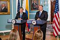 Secretary Pompeo Participates in a Press Availability with Colombian Foreign Minister Carlos Holmes Trujillo (48870871436)