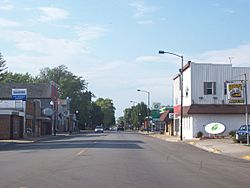 View of Seymour along Highway 55