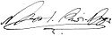 Nikola IНикола I's signature