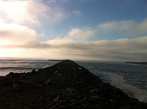 Siuslaw River, south jetty