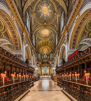 St Paul's Cathedral Choir looking east, London, UK - Diliff