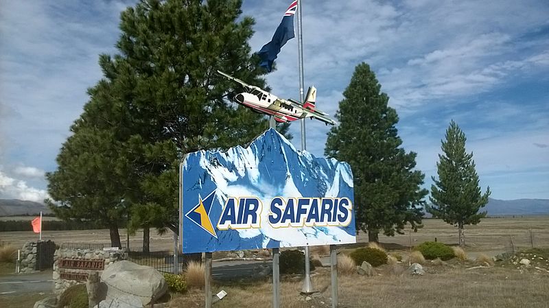 Tekapo Airport Sign