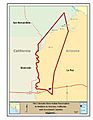 The Colorado River Indian Reservation in Relation to Arizona, California and Associated Counties