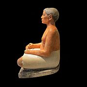 The Seated Scribe, Louvre 13 September 2017 001