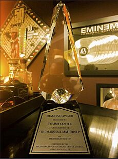 Tommy Coster RIAA Diamond Award