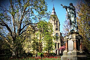 University of Notre Dame's God Quad