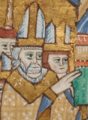 Urbano II in consacrazione de l'altare del monastero di Cluny (detail) (crop)