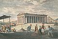 View of the Temple of Theseus by James Athenian Stuart