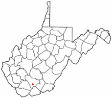 Location of Coal City, West Virginia
