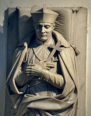Wien Maria am Gestade Hofbauer-Relief Detail.jpg