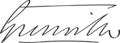 William Grenville, 1st Baron Grenville Signature