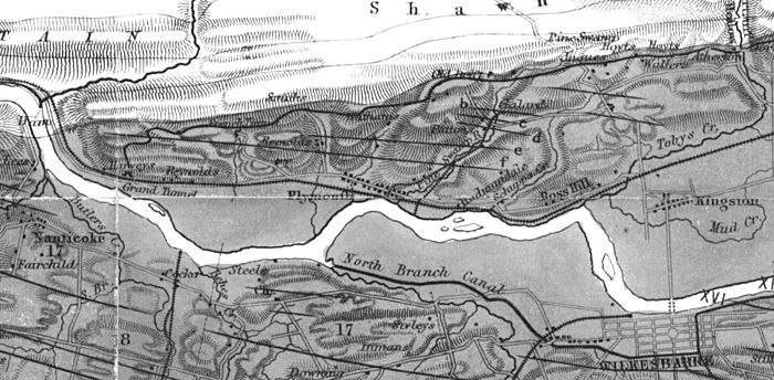 1858 Anthracite Map Detail