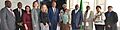 Ambassador Dr. John Nkengasong with Namibian cabinet delegation