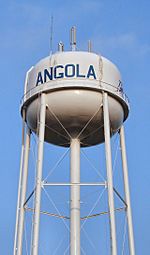 Angola-indiana-water-tower