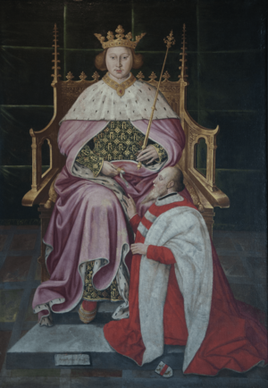 Anoniem - Koning Richard II (1377-1399) en Ralph de Lumley, 1st Baron Lumley (onthoofd) - Leeds Castle 19-10-2011 12-52-00