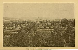 Antietam National Cemetery circa 1890