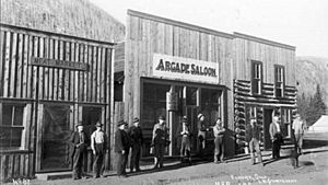 The Arcade Saloon in 1898 Eldora Colorado.