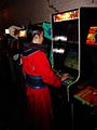 Auron from Final Fantasy X playing Punch-Out