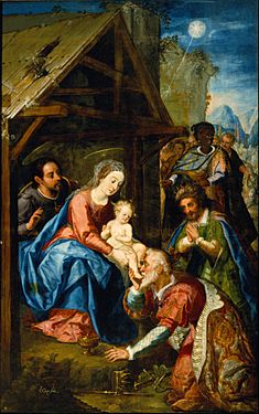 Baltasar de Echave Orio - The Adoration of the Kings - Google Art Project